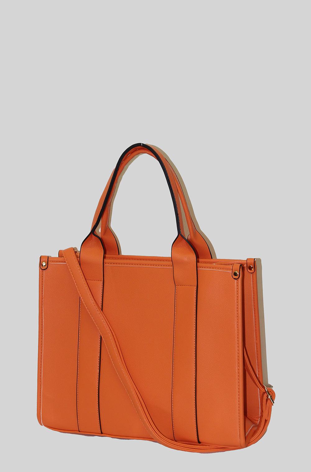 Soft Faux Leather Large Tote Bag-SinglePrice