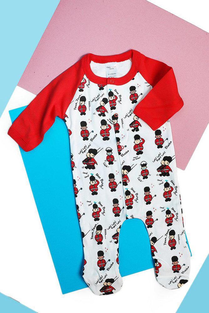 White Red London Guard All In One Romper-SinglePrice