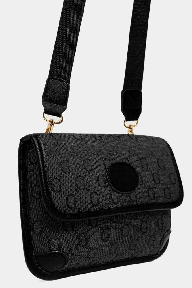 Logo Print Mini Cross Body Bag-SinglePrice