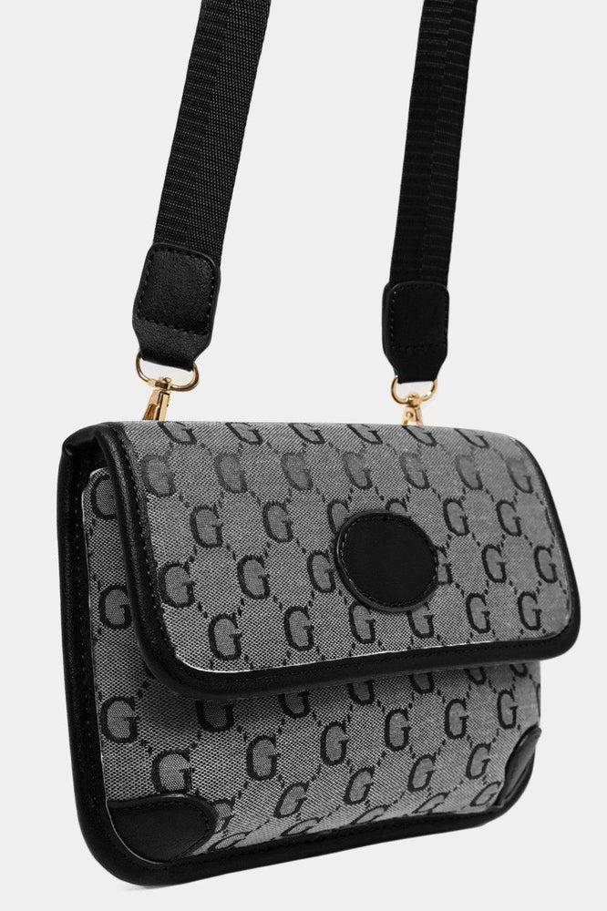 Logo Print Mini Cross Body Bag-SinglePrice