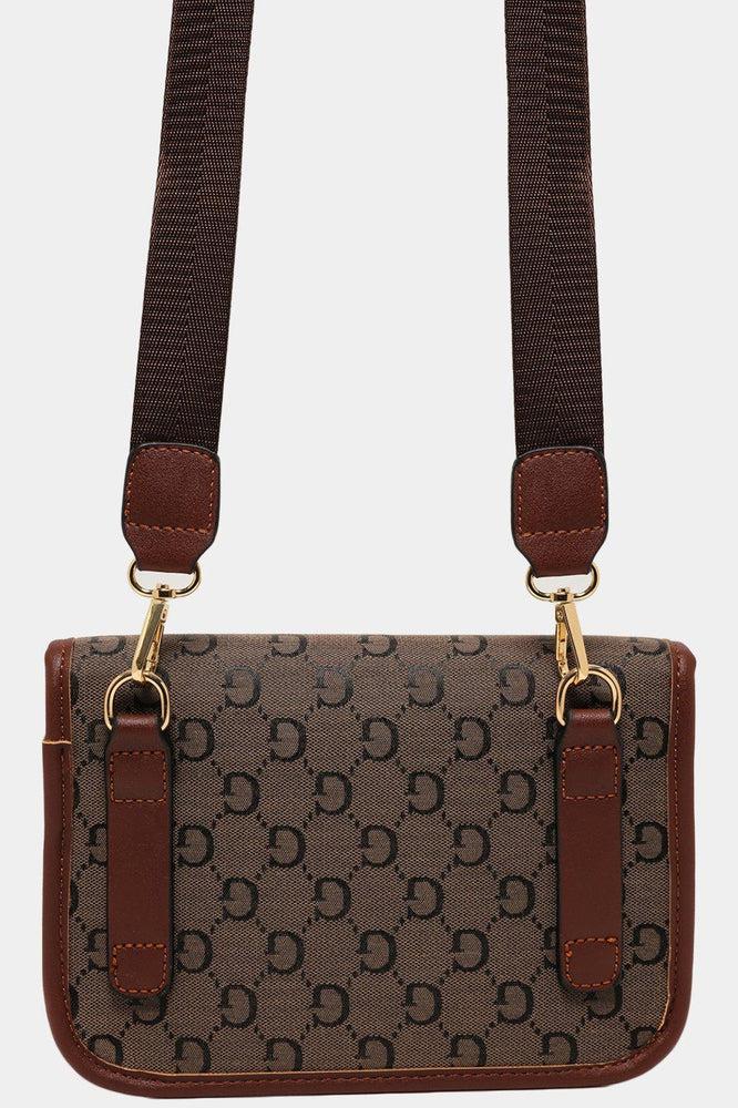 Logo Print Mini Cross Body Bag-SinglePrice