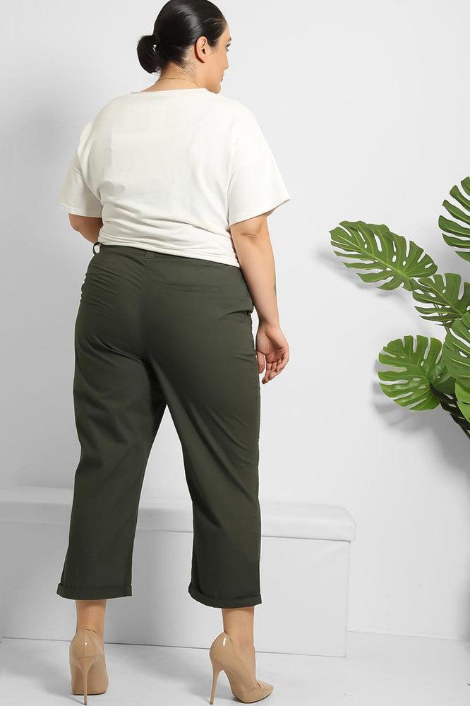 Dark Khaki Smart Slacks-SinglePrice