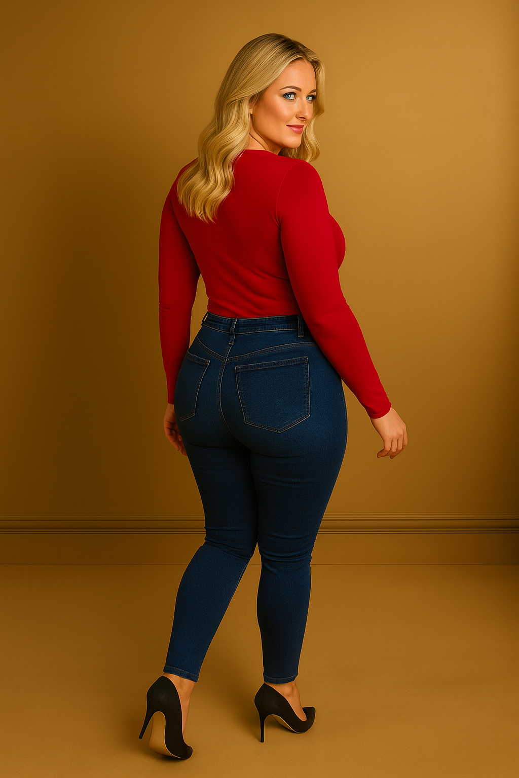 Scoop Neck Slinky Bodysuit