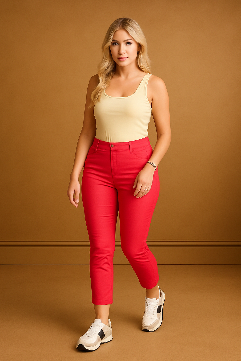 Stretchy Cropped Midrise Jeggings