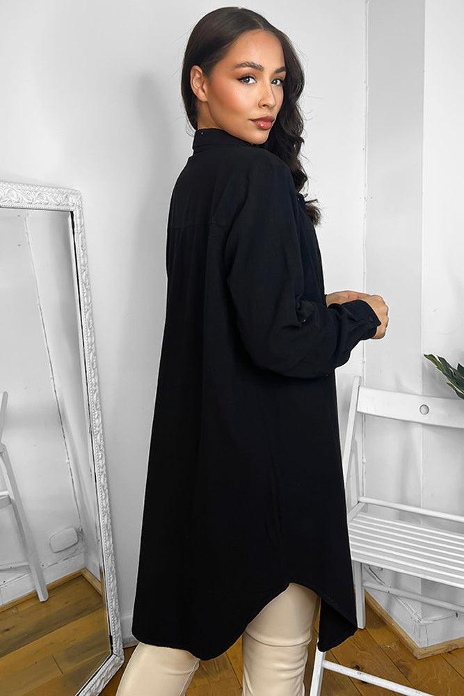 100% Cotton Longline Shirt-SinglePrice