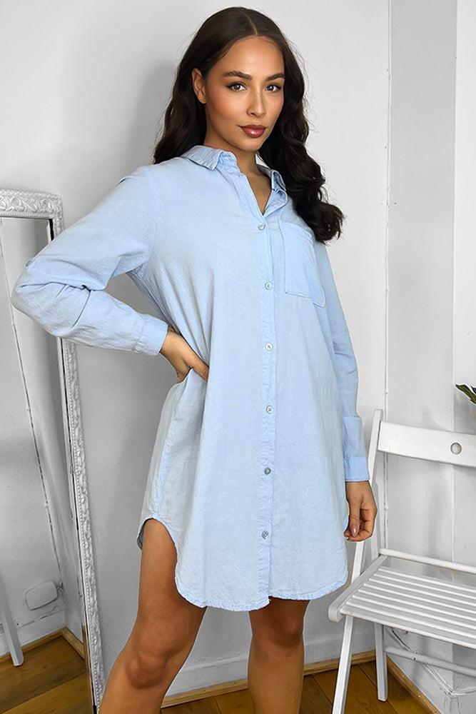 100% Cotton Longline Shirt-SinglePrice