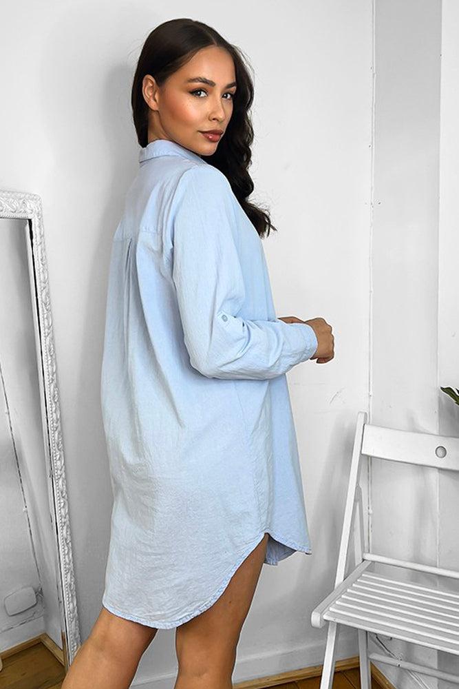 100% Cotton Longline Shirt-SinglePrice