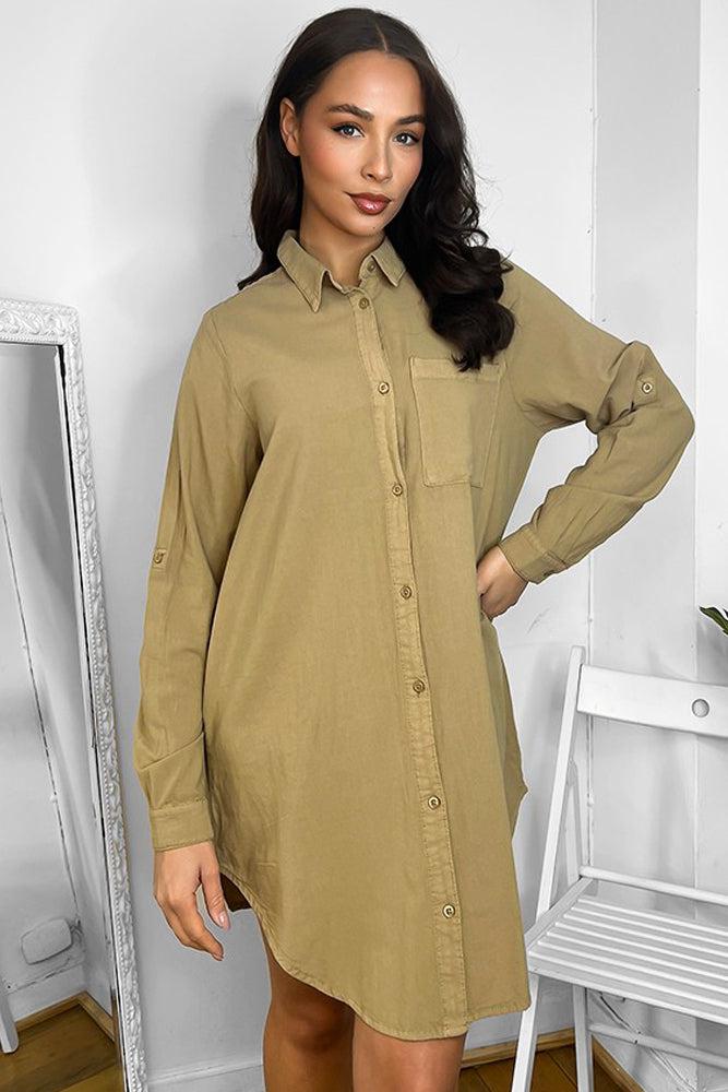 100% Cotton Longline Shirt-SinglePrice