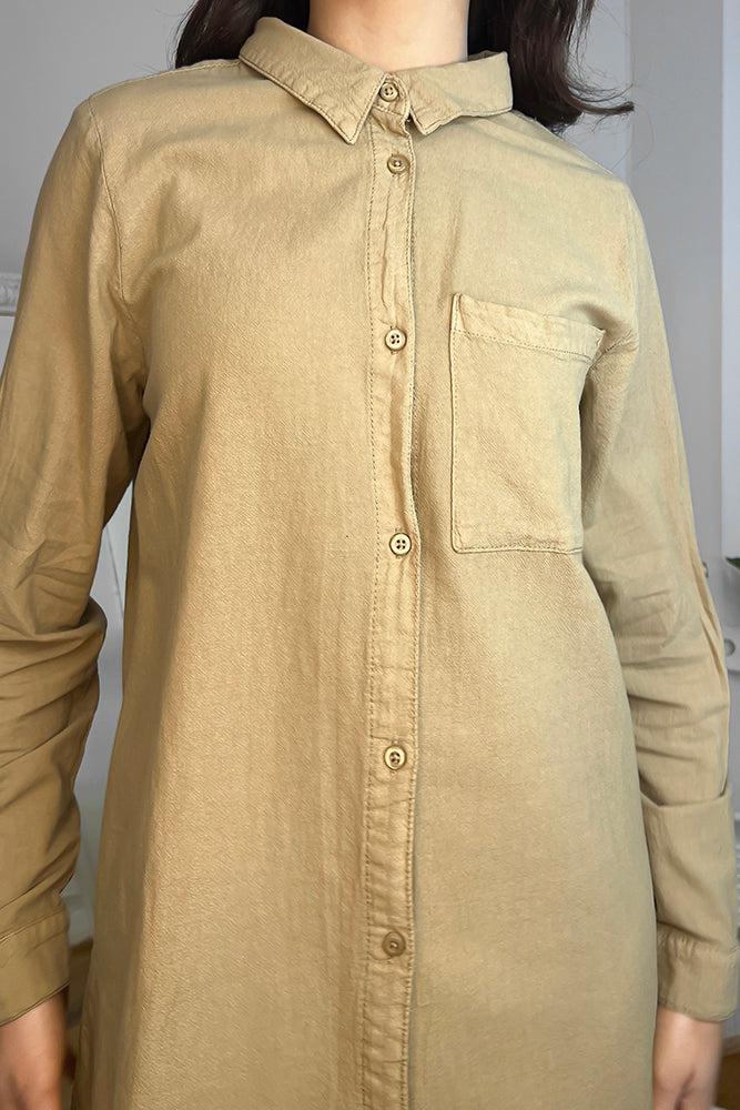 100% Cotton Longline Shirt-SinglePrice