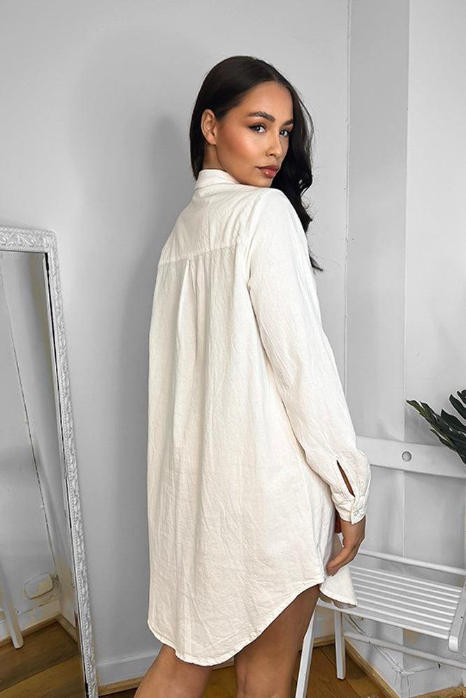 100% Cotton Longline Shirt-SinglePrice