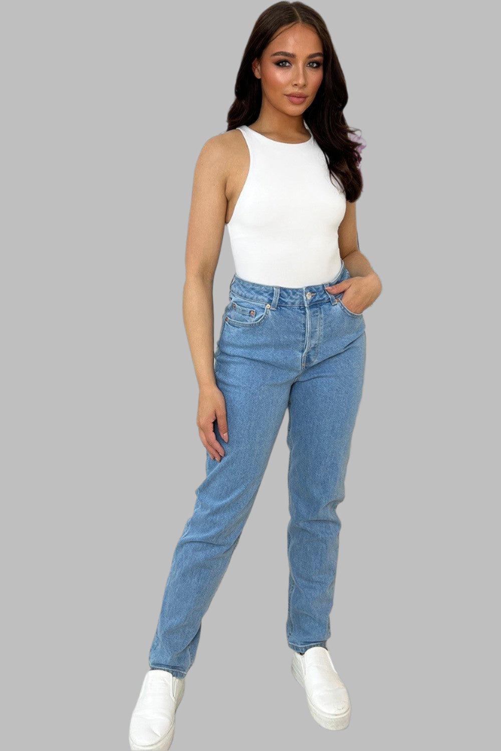Denim Blue Copper Hardwear Classic Cut Jeans-SinglePrice