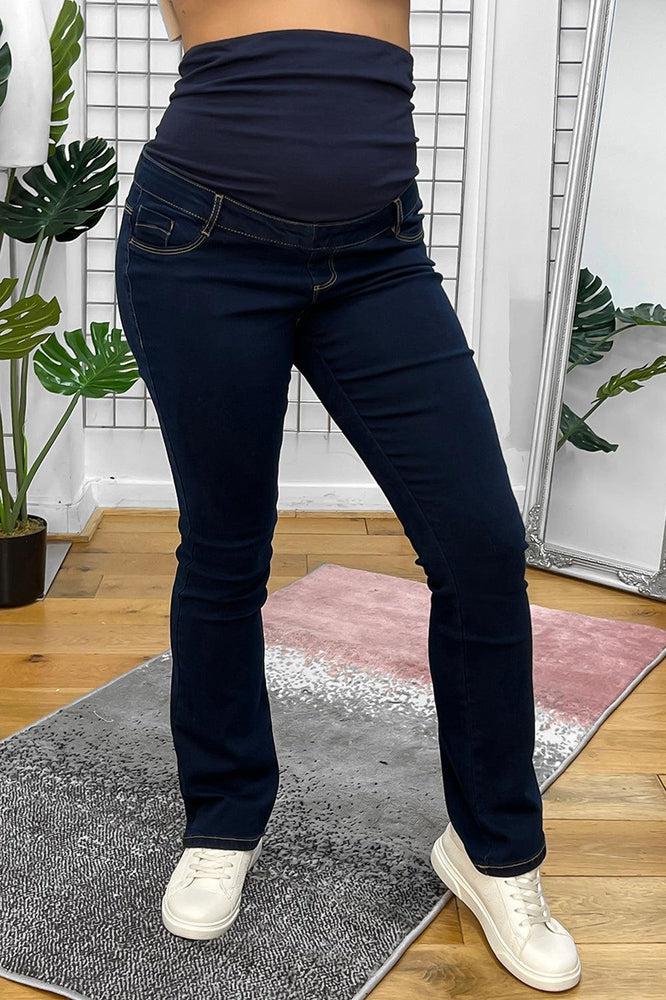 Classic Straight Leg Maternity Jeans-SinglePrice