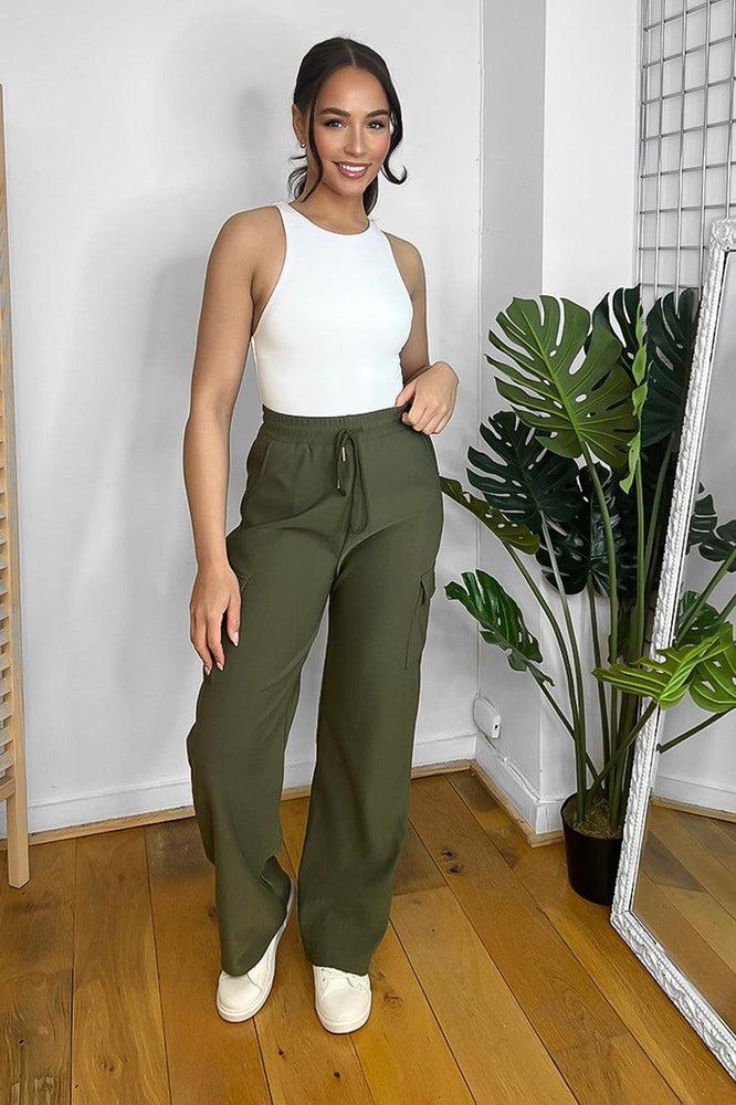 Lightweight Utility Pockets Cargo Trousers-SinglePrice