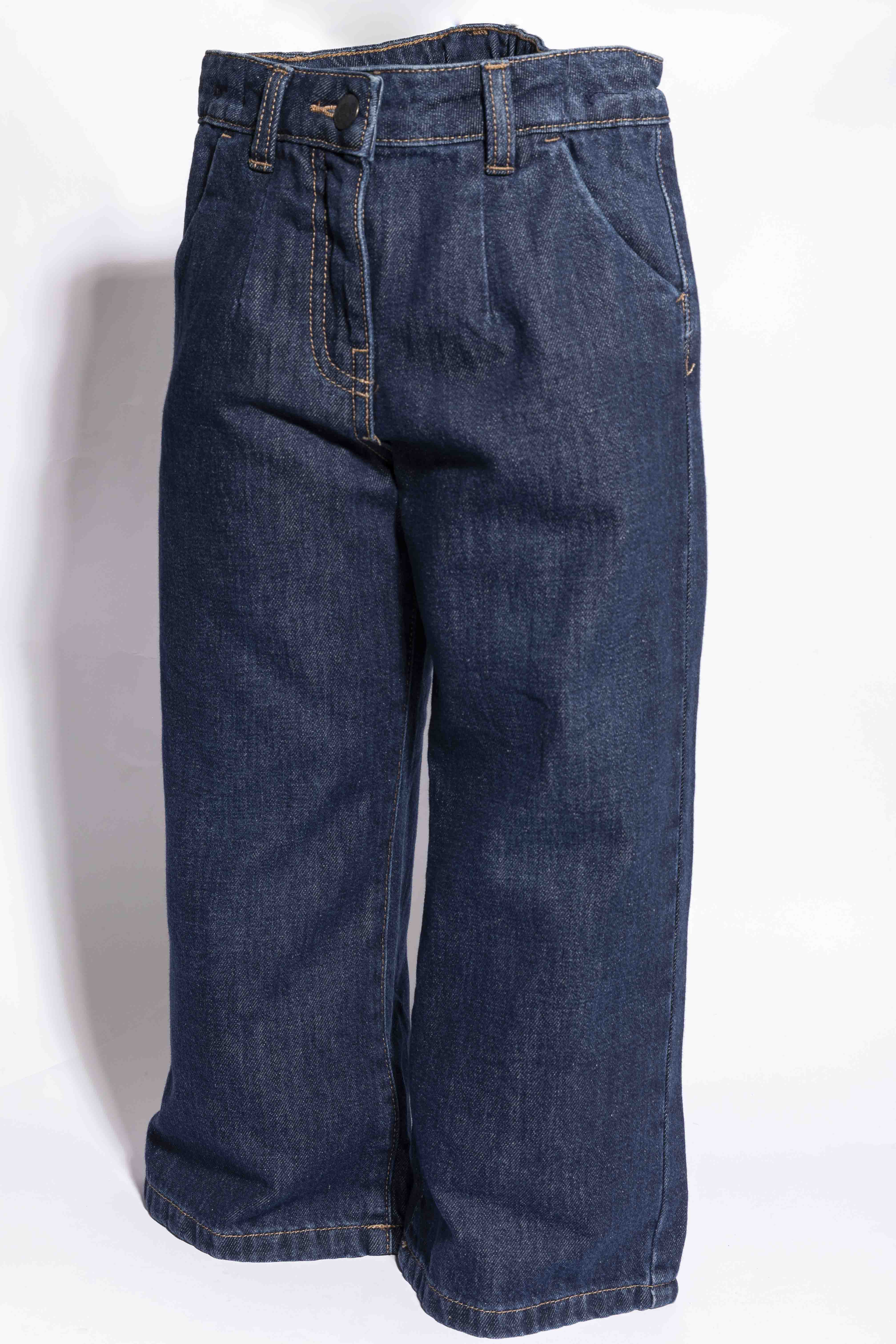 Kids Wide Leg Denim Jeans-SinglePrice