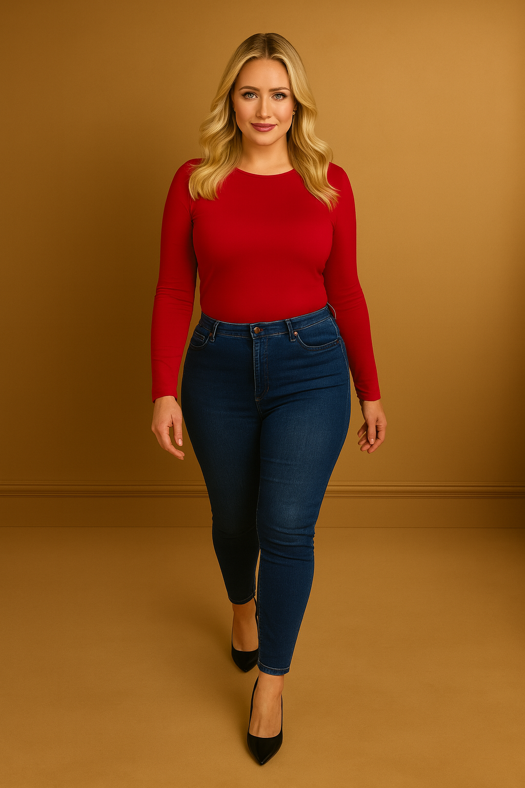 Scoop Neck Slinky Bodysuit