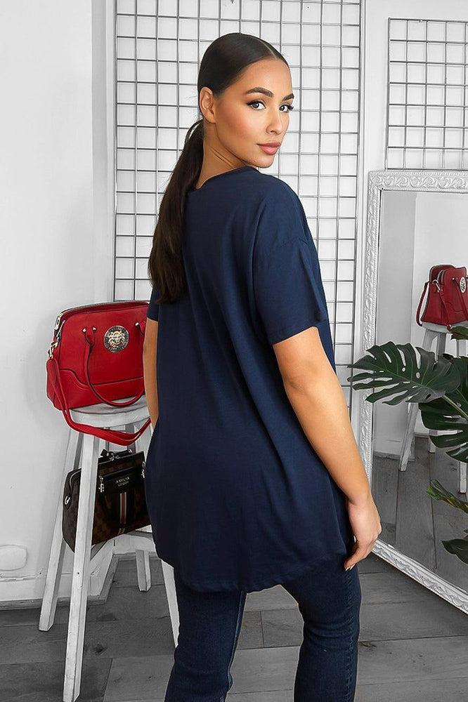Tiger Print Relaxed Fit Cotton Blend T-Shirt-SinglePrice