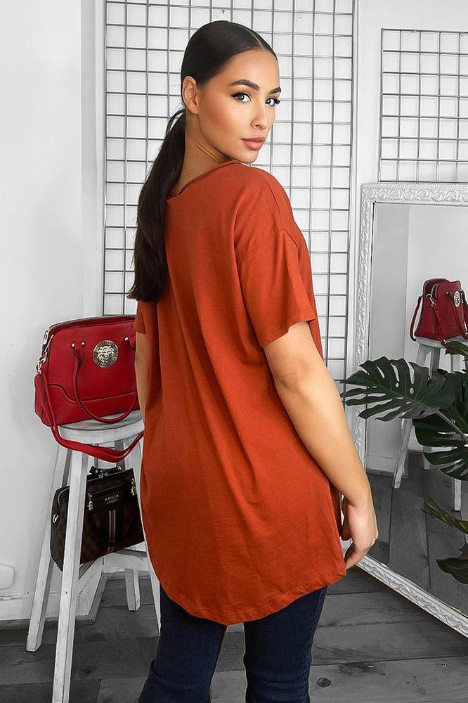 Tiger Print Relaxed Fit Cotton Blend T-Shirt-SinglePrice