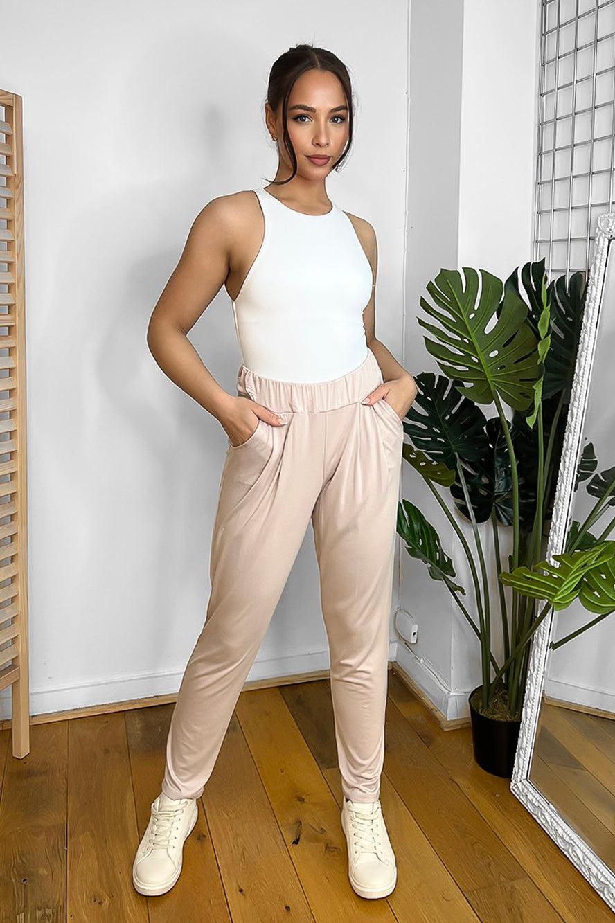 Lightweight Elastic Waist Comfort Trousers-SinglePrice