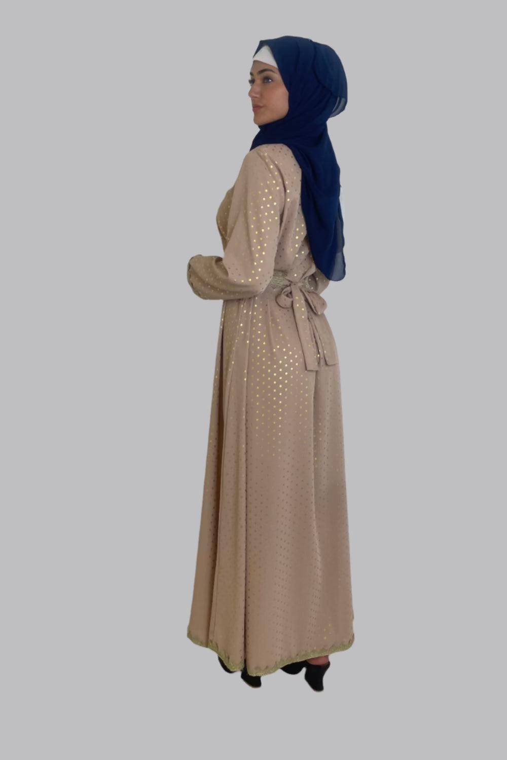 Embroidered Moroccan Style Traditional Celebration Dress-SinglePrice