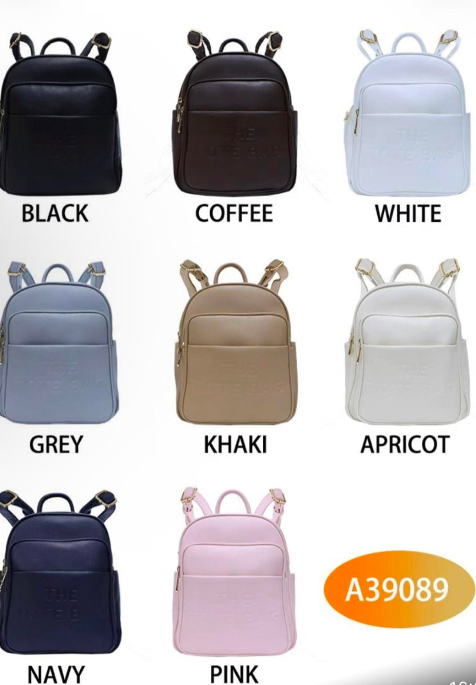Wholesale Women's Fashion Multi Pocket Casual School Travel Back Bag (PACK OF 8)