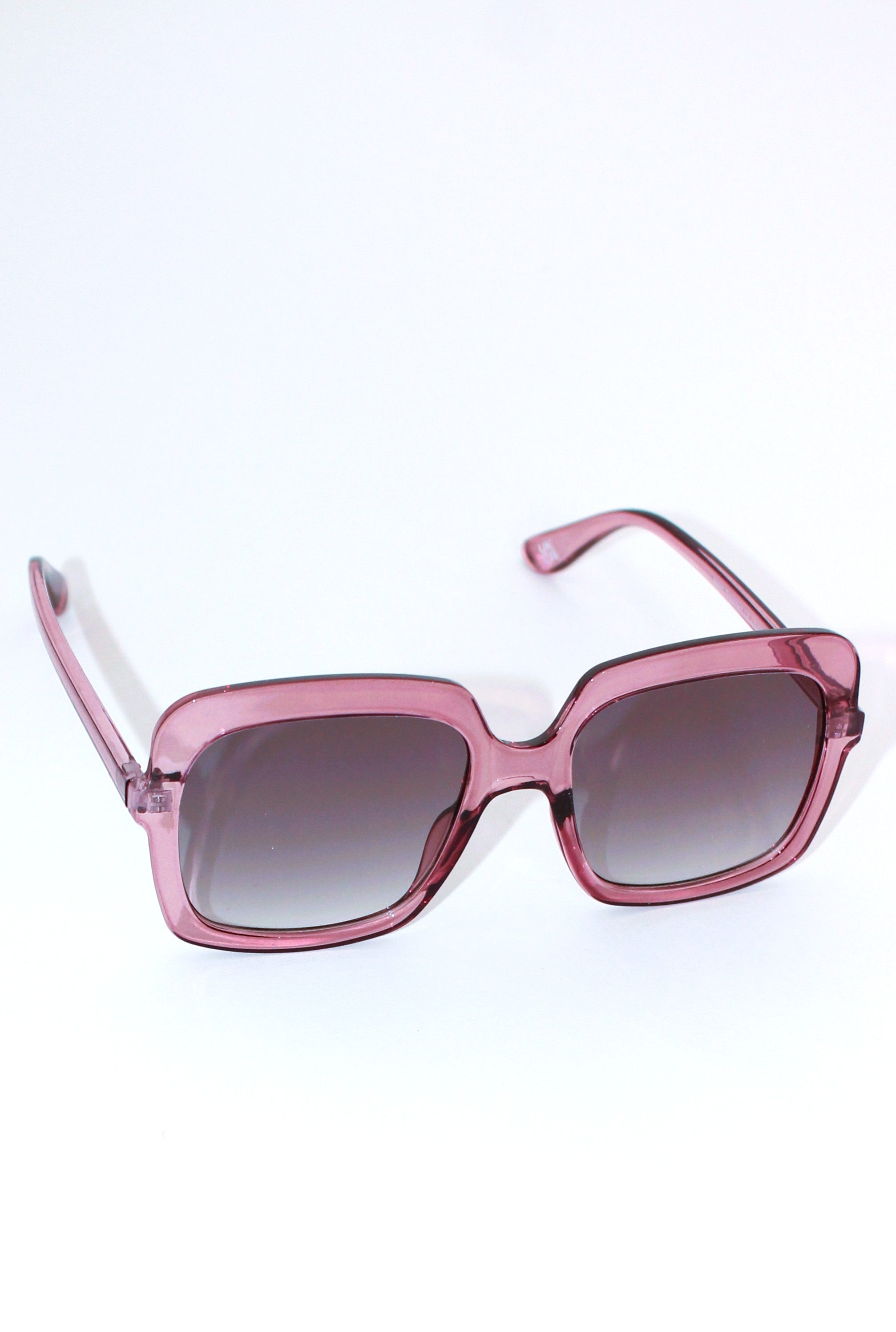 Wholesale Women’s Clear Frame UV 400 Square Sunglasses (BOX OF 12)