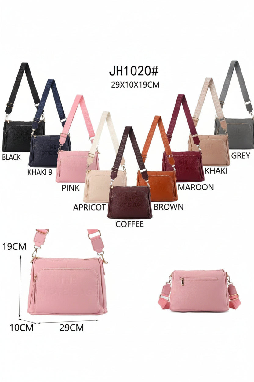 Lightweight Cross Body Bag with Wide Adjustable Strap