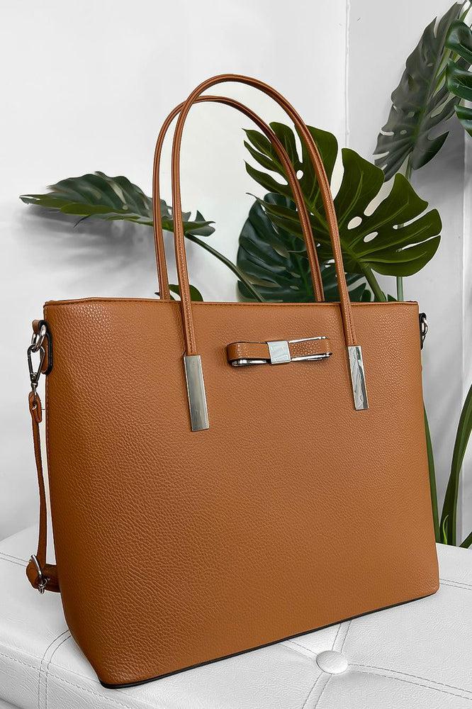 Large Size Silver Metal Details Handbag-SinglePrice