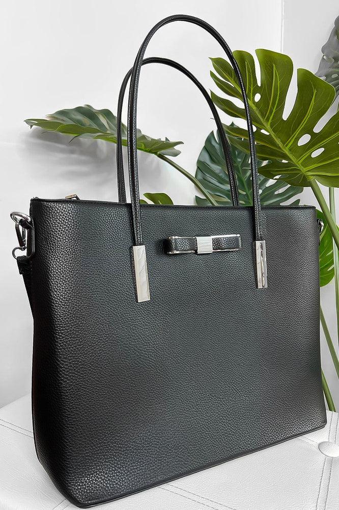 Large Size Silver Metal Details Handbag-SinglePrice