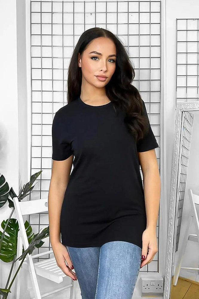 Crew Neck Cotton Comfort T-Shirt-SinglePrice