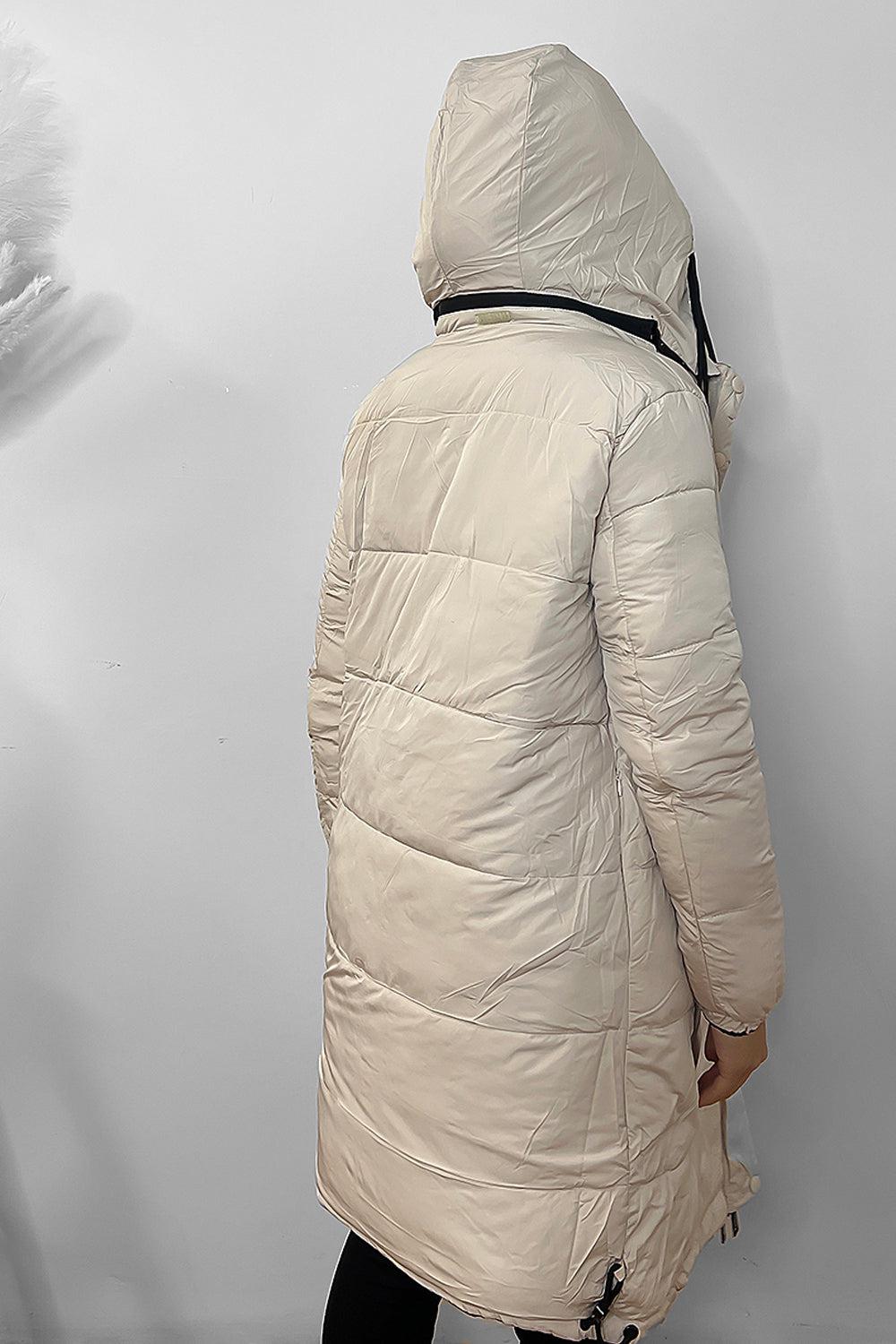 High Shine Reversable Detachable Hood Jacket-SinglePrice