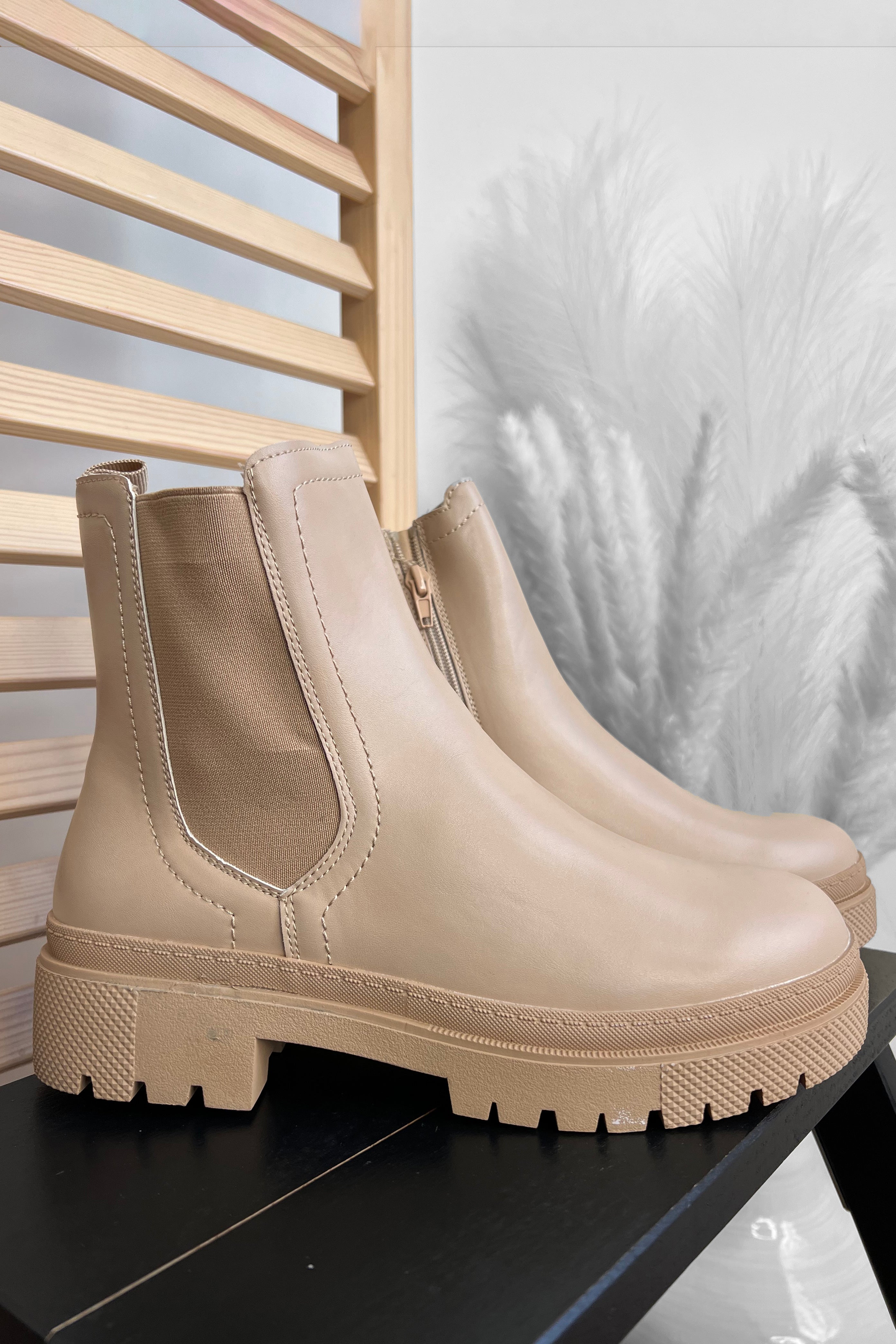 Supple Vegan Leather Chelsea Boots-SinglePrice