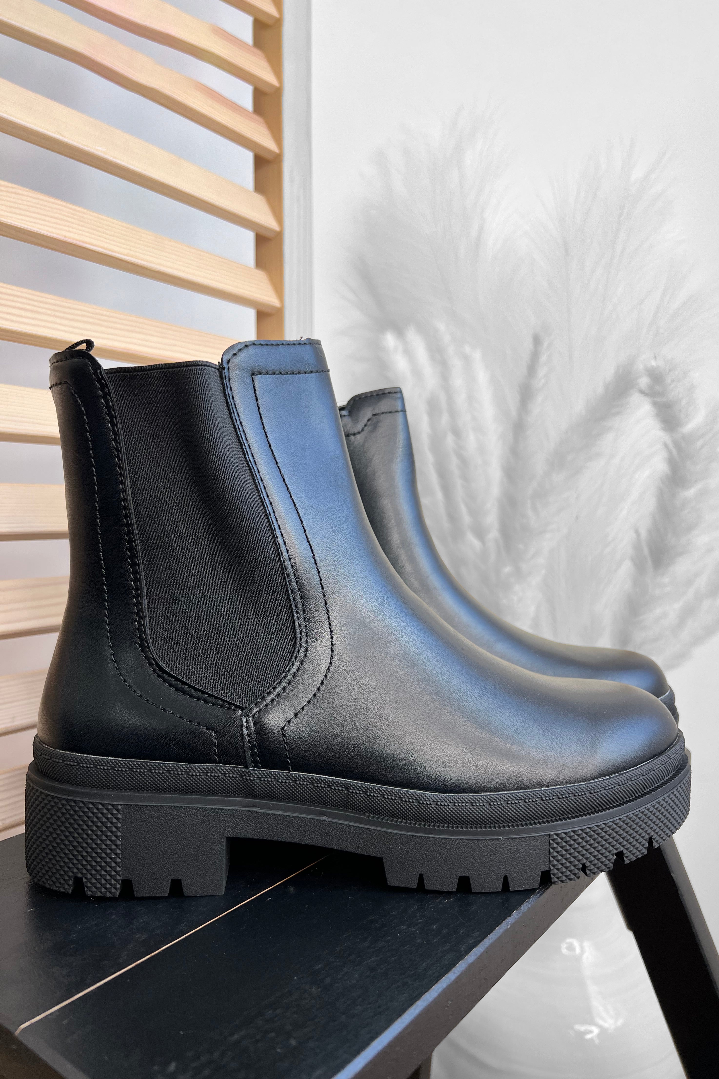 Supple Vegan Leather Chelsea Boots-SinglePrice