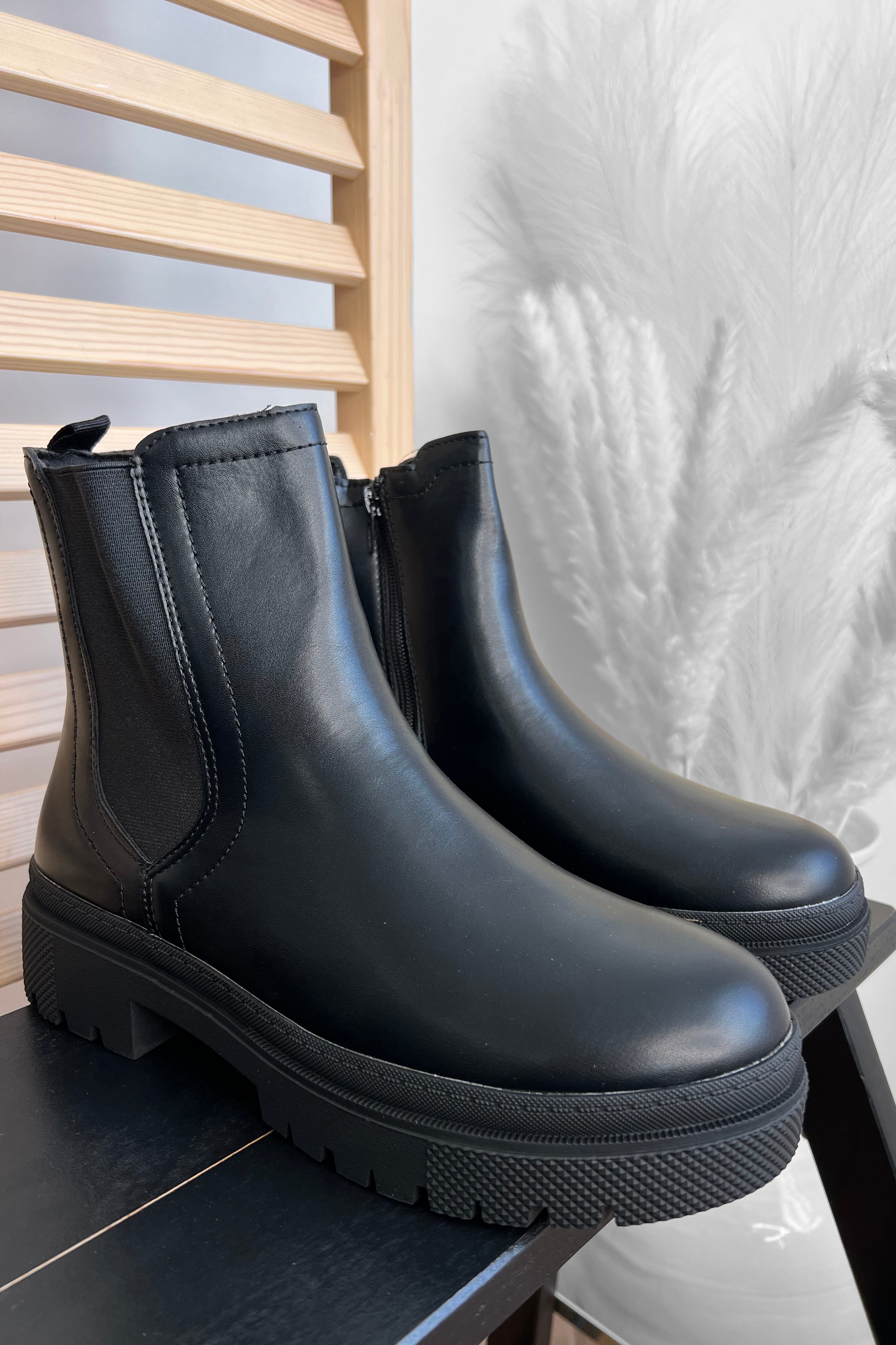 Supple Vegan Leather Chelsea Boots-SinglePrice