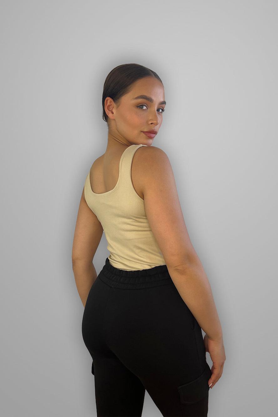 Slinky Scoop Neck Bodysuit-SinglePrice