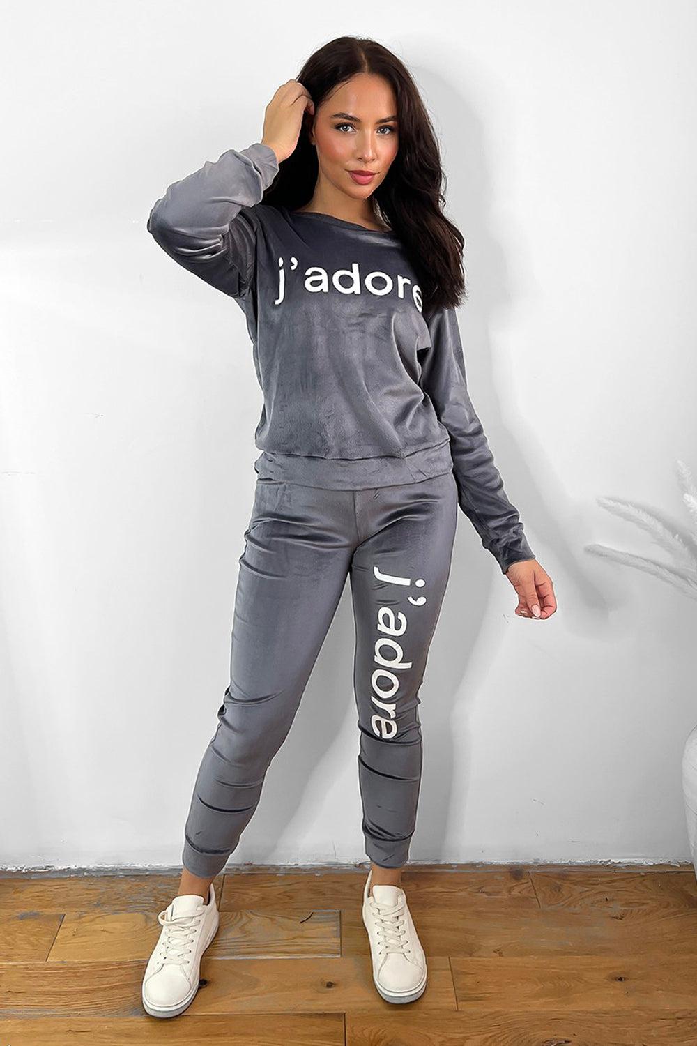 Flat Veloure Jadore Tracksuit-SinglePrice