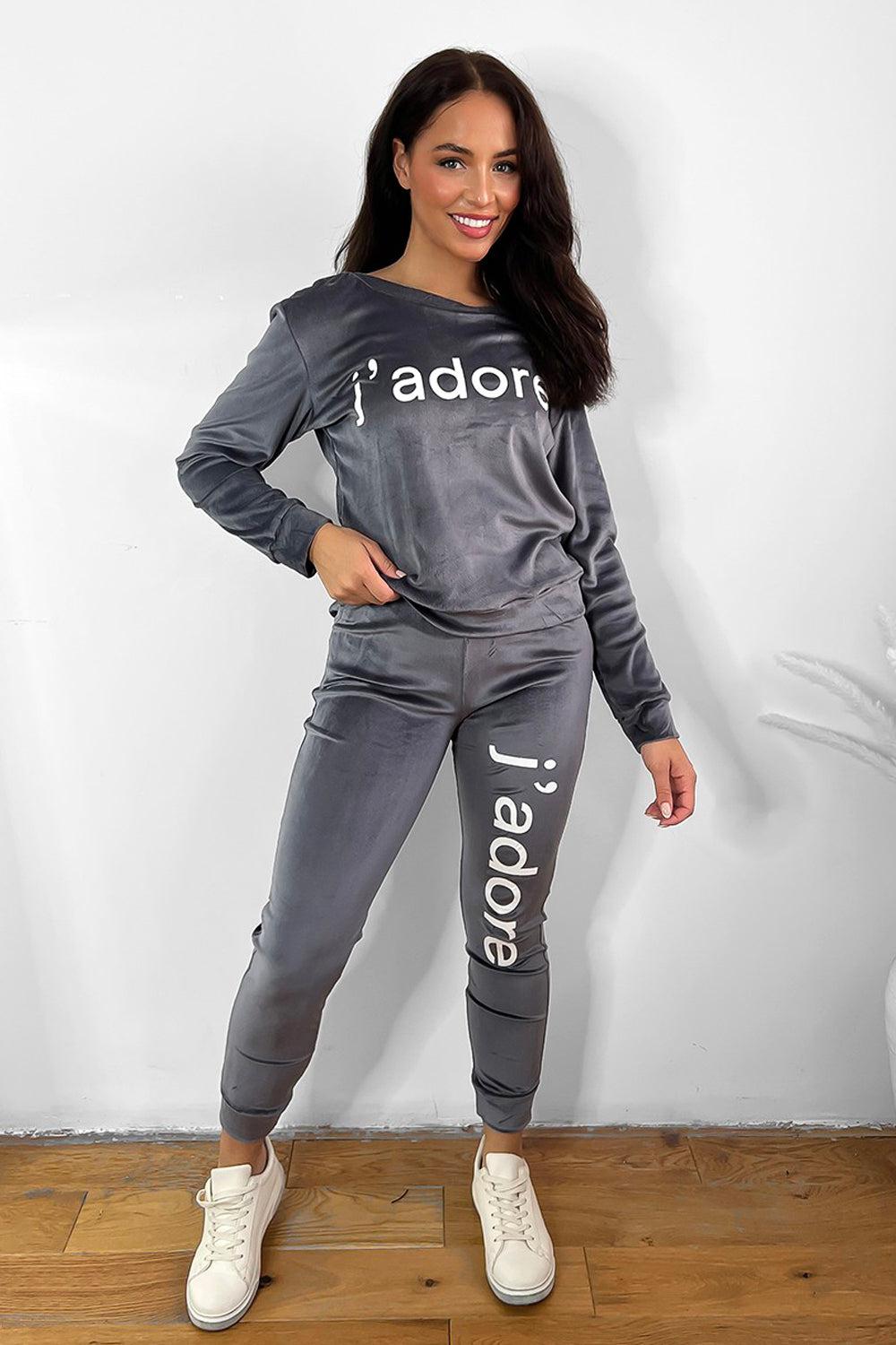 Flat Veloure Jadore Tracksuit-SinglePrice
