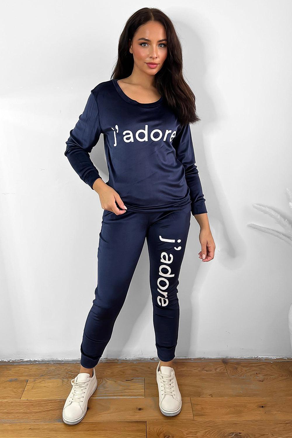 Flat Veloure Jadore Tracksuit-SinglePrice