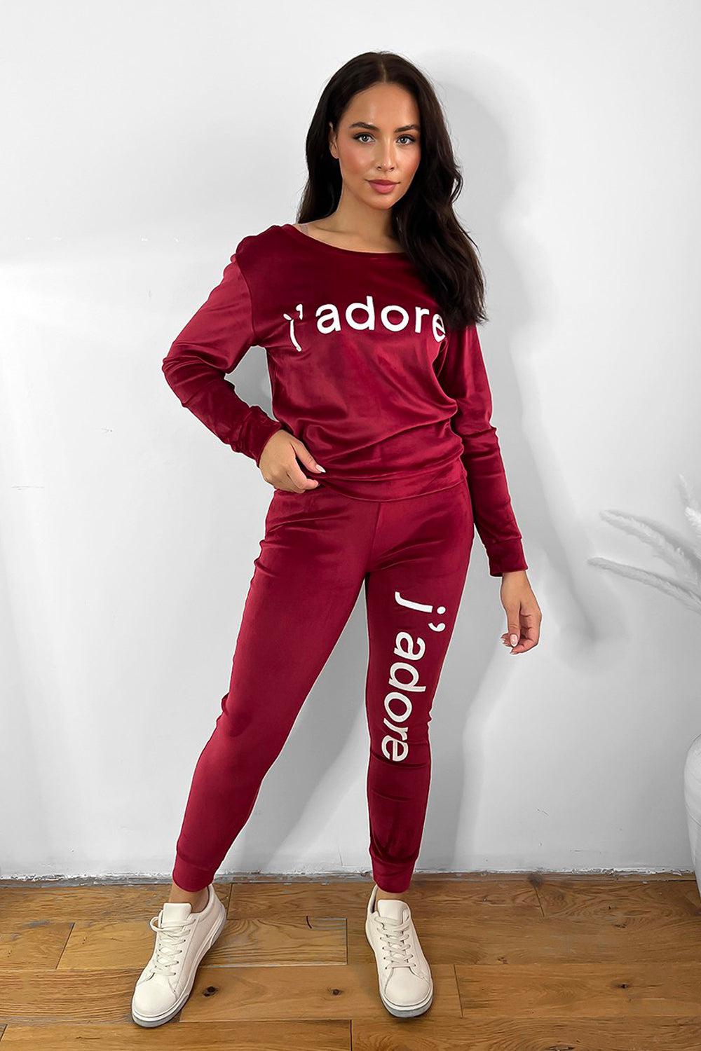 Flat Veloure Jadore Tracksuit-SinglePrice