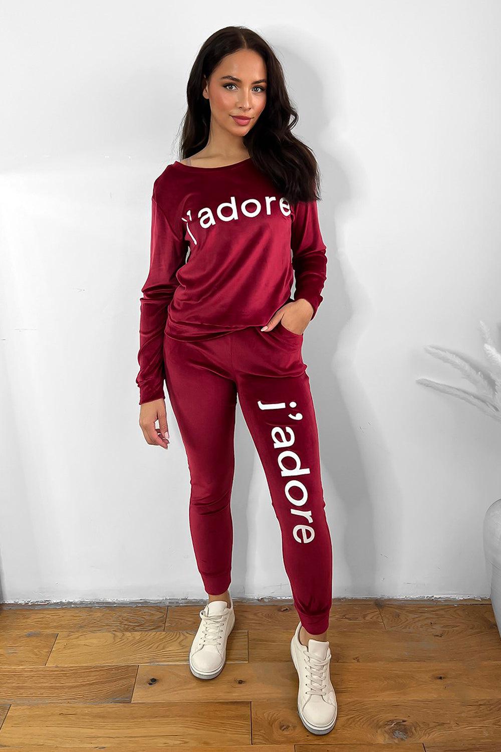 Flat Veloure Jadore Tracksuit-SinglePrice