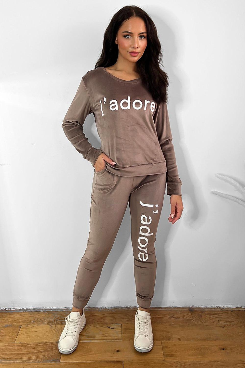 Flat Veloure Jadore Tracksuit-SinglePrice