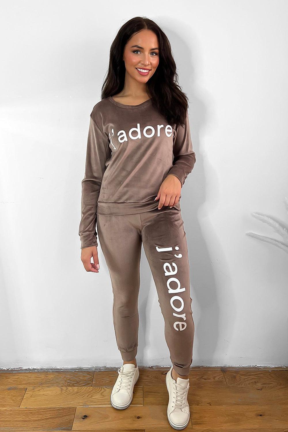 Flat Veloure Jadore Tracksuit-SinglePrice