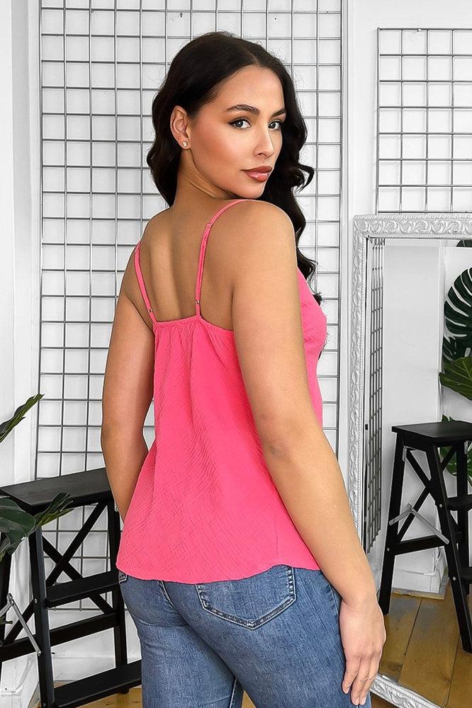Pure Cotton Spaghetti Straps Cami Top-SinglePrice