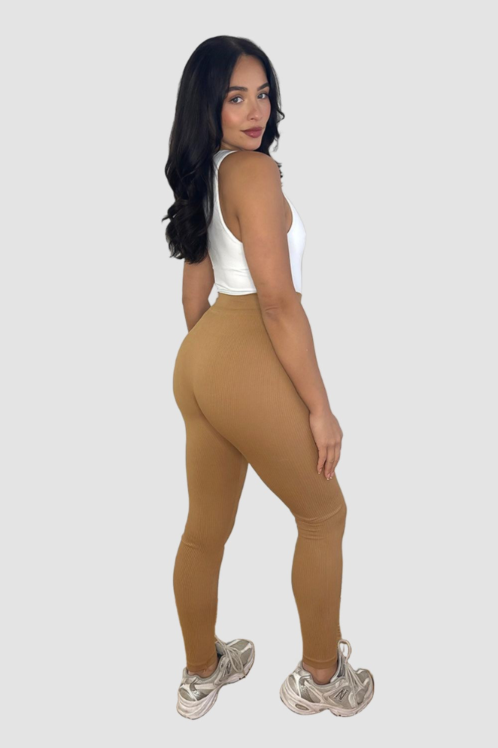 High Waist Wide Band Stretchy Leggings-SinglePrice