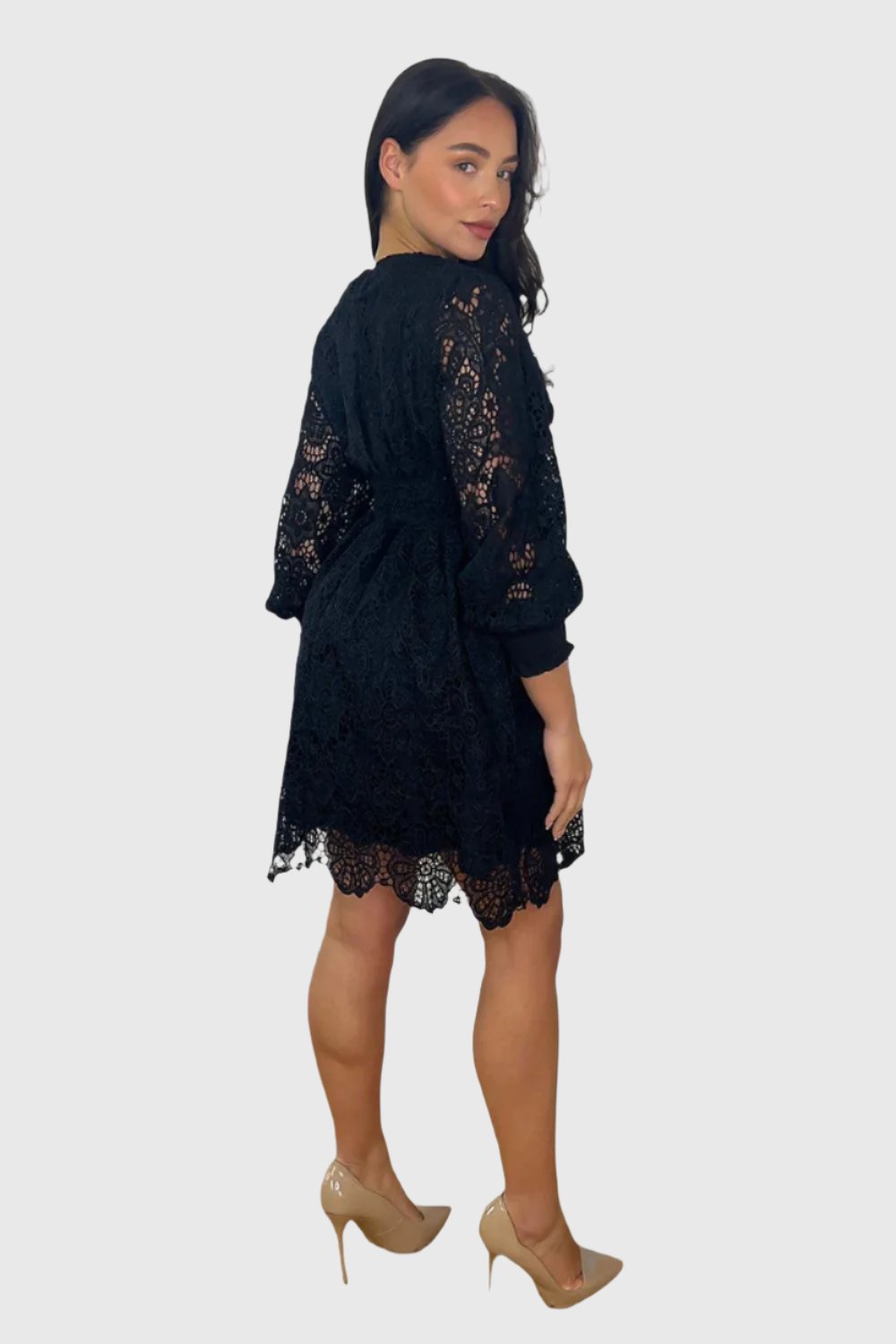 All Over Lace Occasion Dress-SinglePrice
