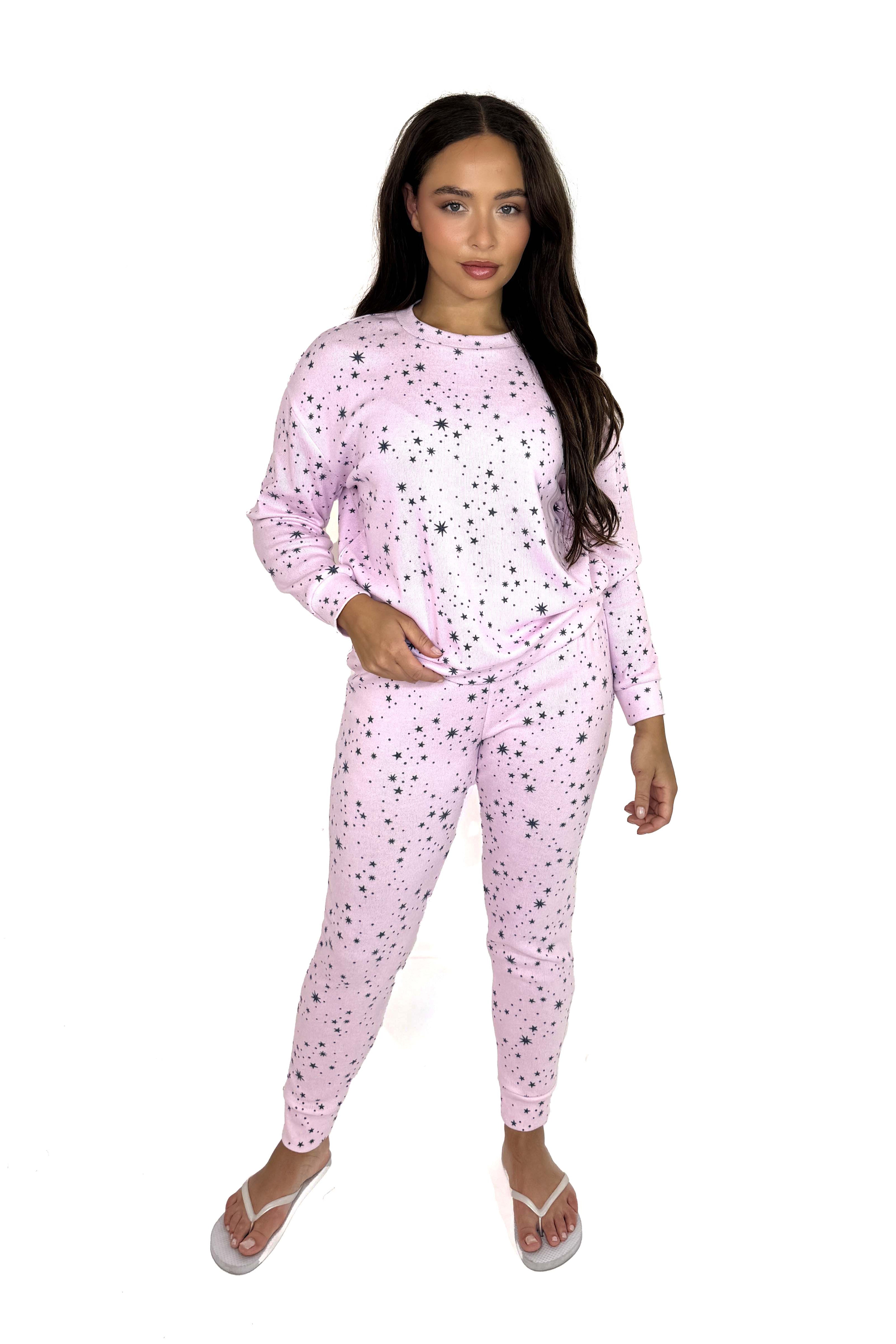 Star Print Soft Pyjama Set