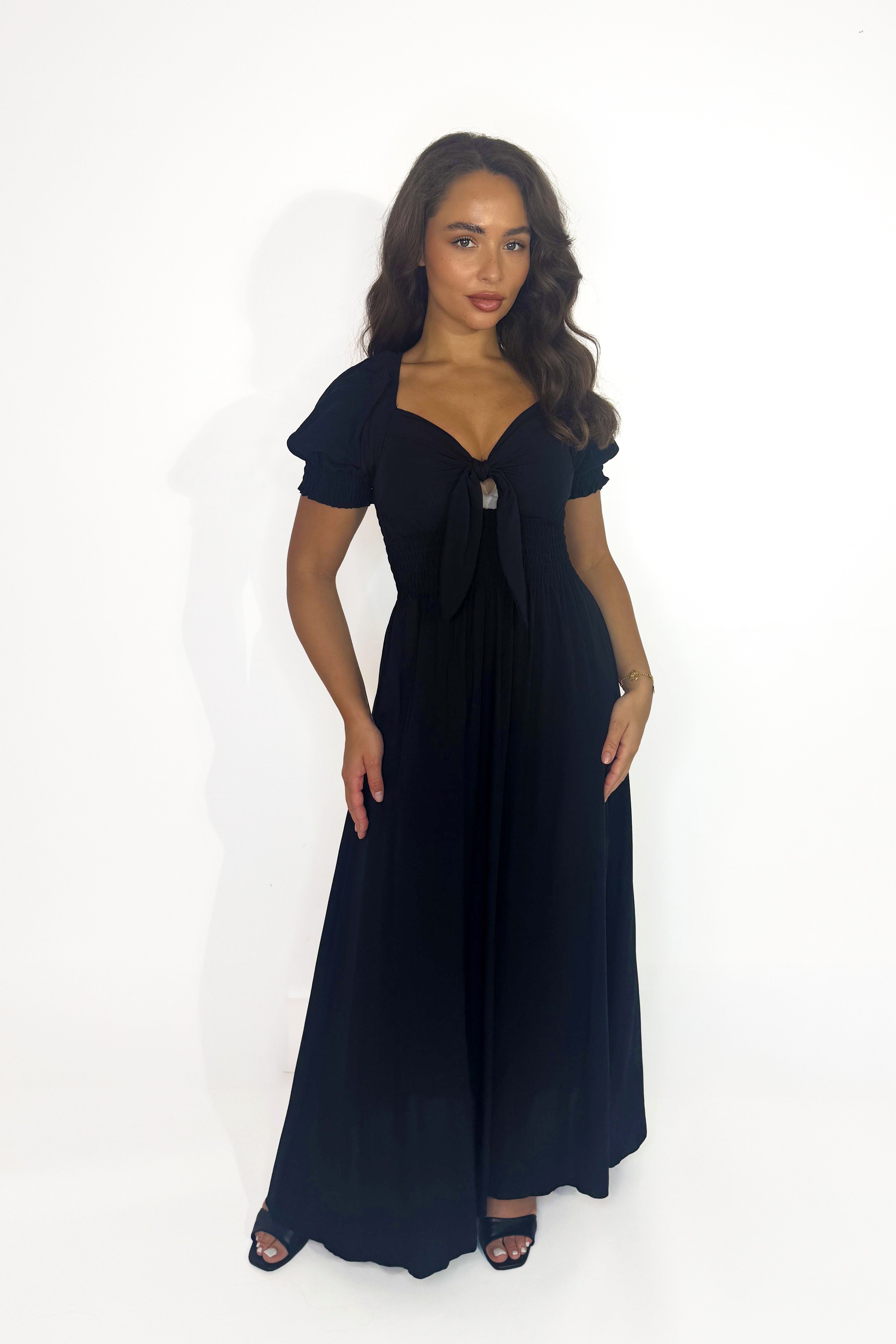 Wholesale Women’s Padded Off Shoulder Empire Waist Flowy Maxi Dress (PACK OF 6)
