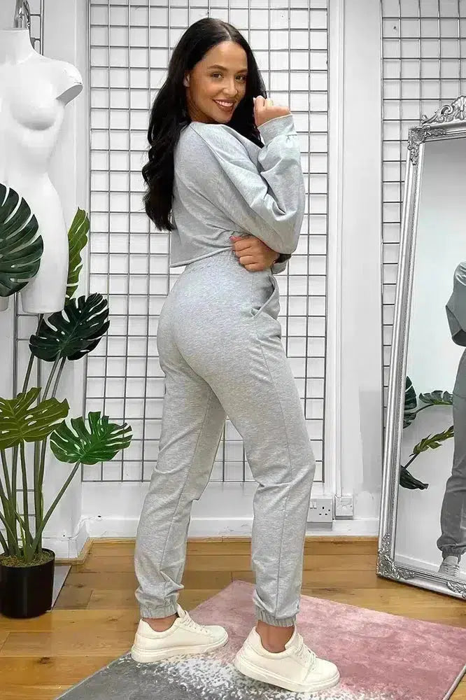 Cut Out Top Three Piece Tracksuit-SinglePrice