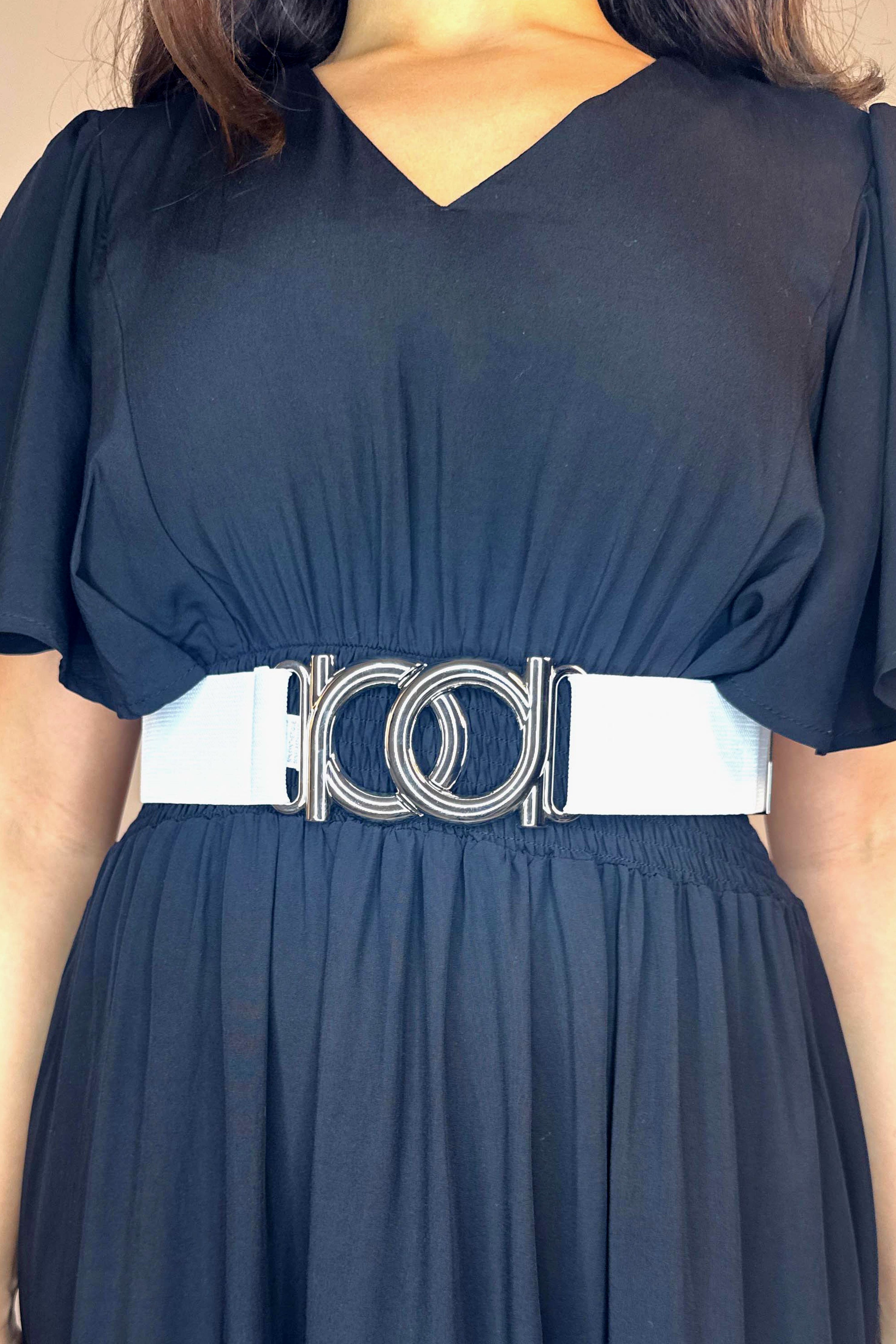 Circle Buckle Stretchy Expandable Belt