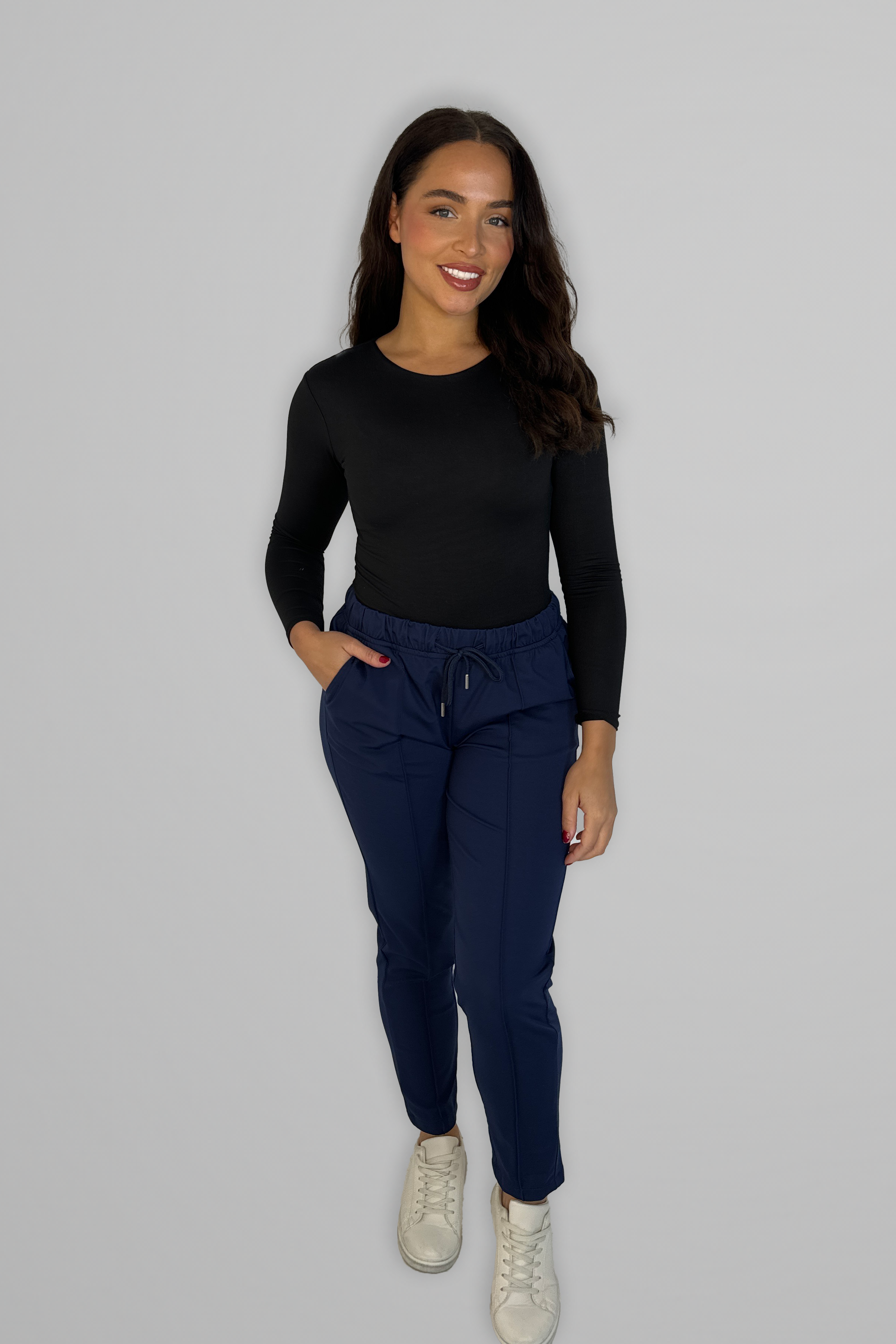 Utility Side Pockets Elastic Waist Jogger Trousers