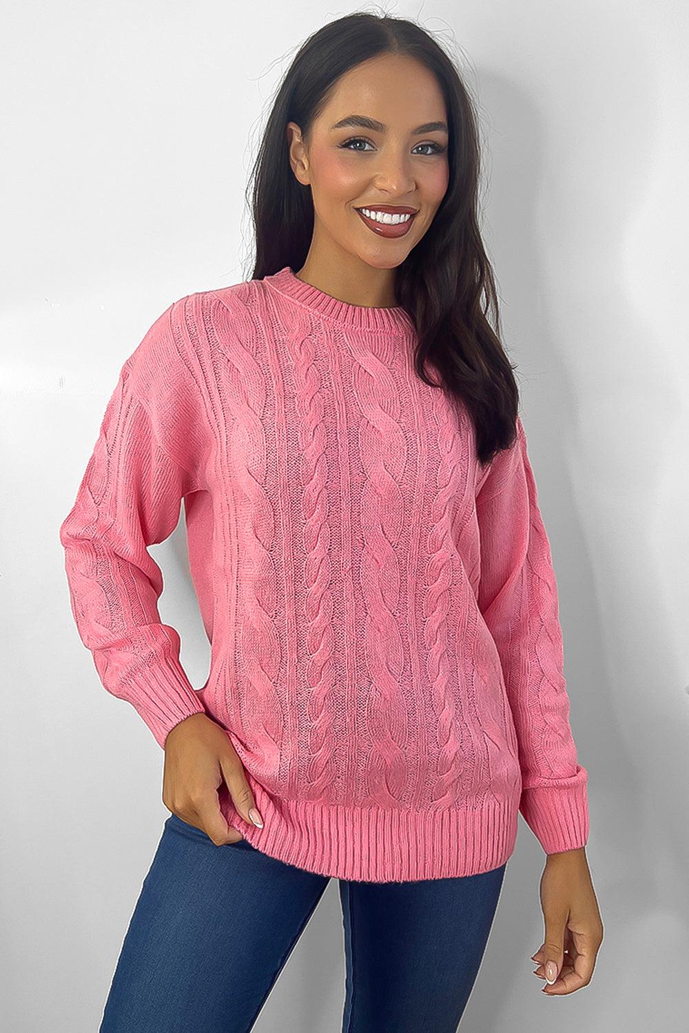 Large Twist Pattern Pullover-SinglePrice